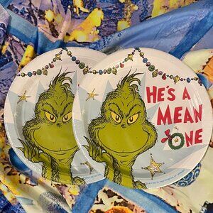 Dr. Seuss & The Grinch Paper Plates! 10.5", 2 sets of 8, NWT